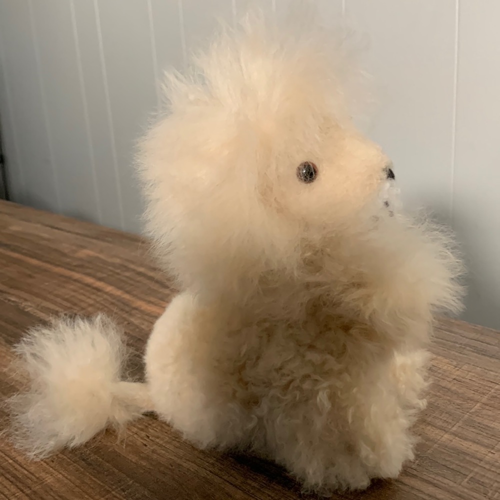Cute beige lion